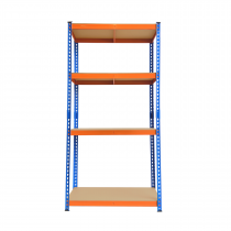 Extra Heavy Duty Storage Racking | 1800h x 900w x 300d mm | 300kg Max Weight per Shelf | 4 Levels