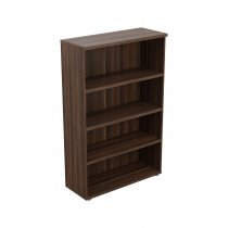 Office Bookcase | 1560 x 1005 x 404mm | Dark Walnut | Regent