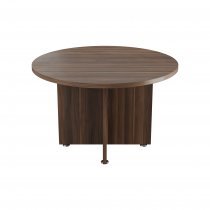 Round Meeting Table | 1200mm | Dark Walnut | Regent