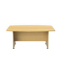 Bow Sided Boardroom Table | 2400 x 1250mm | Nova Oak | Regent