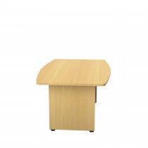 Bow Sided Boardroom Table | 2400 x 1250mm | Nova Oak | Regent