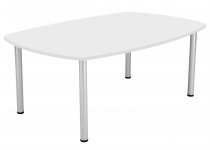 Boardroom Table | 1800mm Wide | White | Fraction Plus