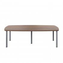 Boardroom Table | 2400mm Wide | Dark Walnut | Fraction Plus