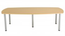 Boardroom Table | 2400mm Wide | Nova Oak | Fraction Plus