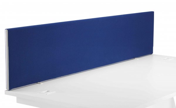 Desktop Screen | Upholstered | 1800mm Wide | Royal Blue | Magnum
