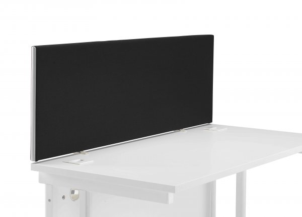 Desktop Screen | Upholstered | 1200mm Wide | Black | Magnum