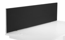 Desktop Screen | Upholstered | 1600mm Wide | Black | Magnum