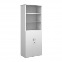 Combination Unit | 2140mm High | 5 Shelves | Open Top | White | Universal