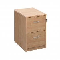 Wooden Filing Cabinet | 2 Drawers | 730 x 480 x 650mm | Beech