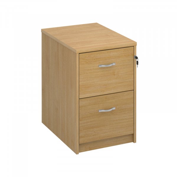 Wooden Filing Cabinet | 2 Drawers | 730 x 480 x 650mm | Oak