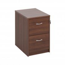 Wooden Filing Cabinet | 2 Drawers | 730 x 480 x 650mm | Walnut