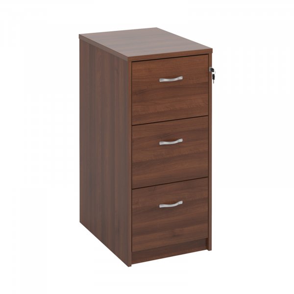 Wooden Filing Cabinet | 3 Drawers | 1045 x 480 x 650mm | Walnut