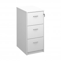 Wooden Filing Cabinet | 3 Drawers | 1045 x 480 x 650mm | White