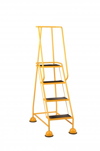 Classic Safety Steps | Platform Height 1016mm | Ribbed Treads | Yellow | Steptek