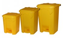 Plastic Pedal Bin | 30 Litre | Yellow