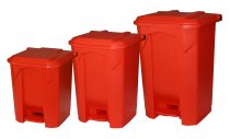 Plastic Pedal Bin | 30 Litre | Red