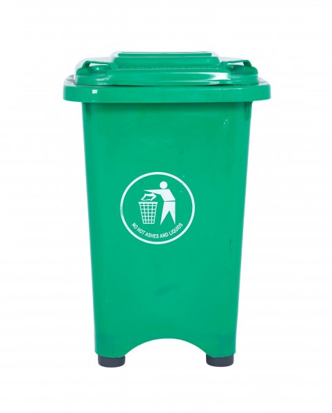 Bins with Feet | 30% Recycled Plastic | 50 Litres | Green