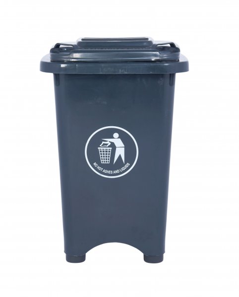 Bins with Feet | 30% Recycled Plastic | 50 Litres | Dark Grey