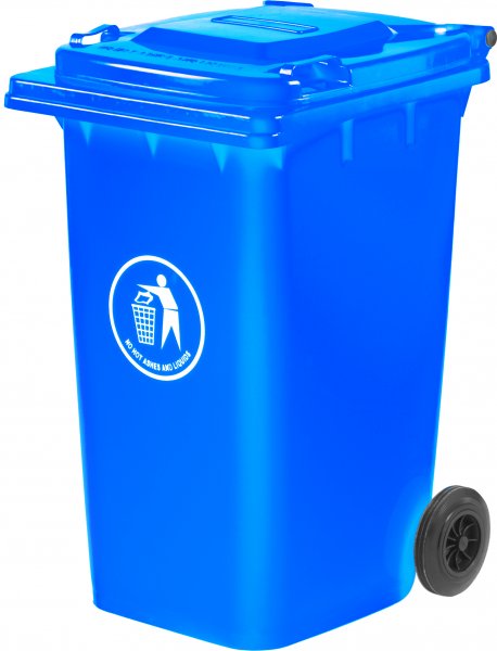 Wheeled Bin | 30% Recycled Plastic | 240 Litres | Blue