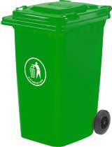 Wheeled Bin | 30% Recycled Plastic | 240 Litres | Green