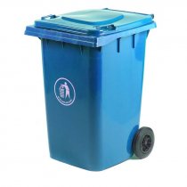 Wheeled Bin | 30% Recycled Plastic | 360 Litres | Blue