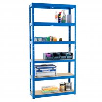 Everyday Storage Shelving | 1800h x 900w x 300d mm | 275kg Max Weight per Shelf | 6 Levels