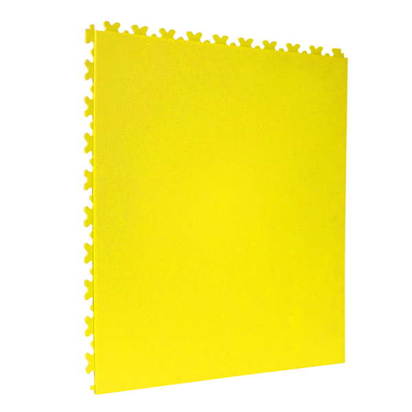 Hidden Join Floor Tiles | 1m² | 4 Tiles | Yellow | 5mm Thick | Excel Commercial