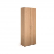 Double Door Cupboard | 2030mm High | 5 Shelves | Beech | Contract