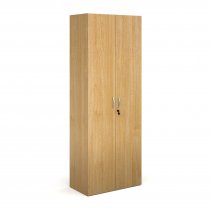Double Door Cupboard | 2030mm High | 5 Shelves | Oak | Contract