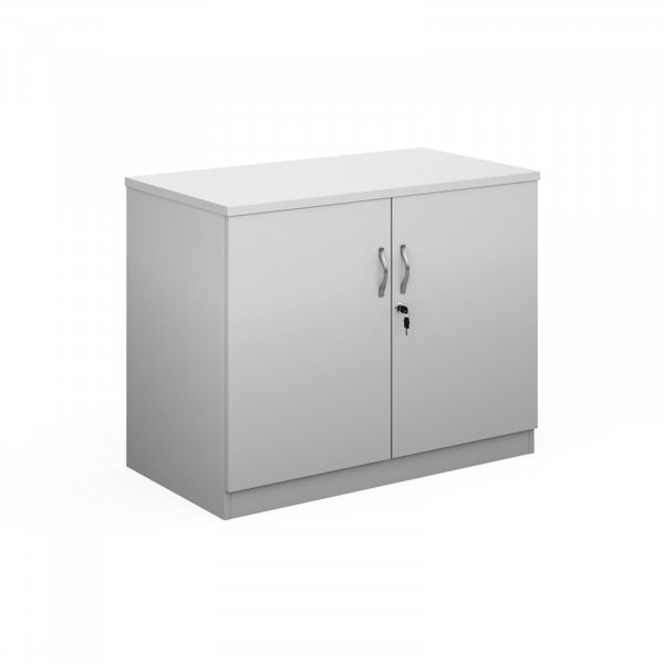 Double Door Cupboard | 800mm High | White | Systems
