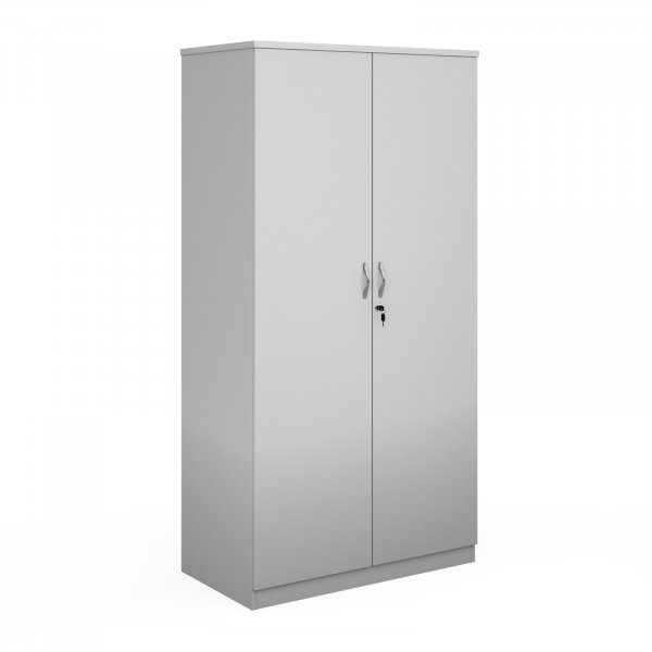 Double Door Cupboard | 2000mm High | White | Systems