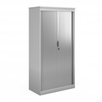 Tambour Door Cupboard | 2000mm High | White | Systems