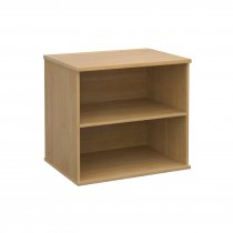 Desk Height Bookcase | 600mm Deep | 2 Shelves | Oak | Deluxe
