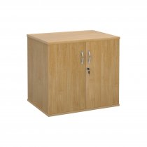 Desk Height Cupboard | 600mm Deep | Oak | Deluxe