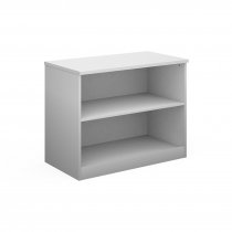 Office Bookcase | 800mm High | 2 Shelves | White | Deluxe