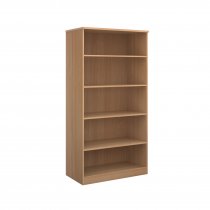 Office Bookcase | 20000mm High | 5 Shelves | Beech | Deluxe