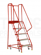 Premier Commercial Steps | Platform Height 1145mm | Aluminium Treads | Steptek
