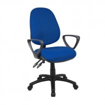 Operator Chair | Blue | PCB | Fixed Arms | Vantage 100