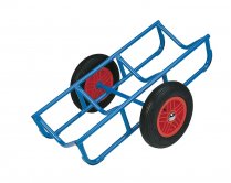Long Load Trolley | Pneumatic Tyres | 420 x 660 x 1010mm | 350KG Max Load | Loadtek