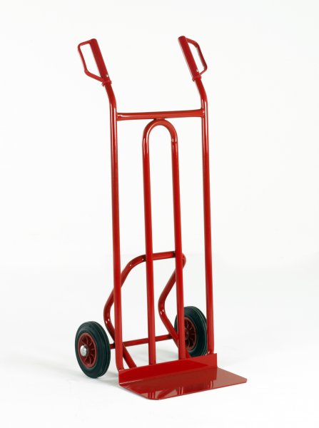Essential Sack Truck | Fixed Toe Plate | Solid Rubber Tyres | 200kg Max Load | Loadtek