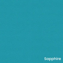 Vinyl Low Stool | Glides | Sapphire Blue | L-Tech
