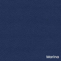 Vinyl Low Stool | Standard Castors | Marina Blue | L-Tech