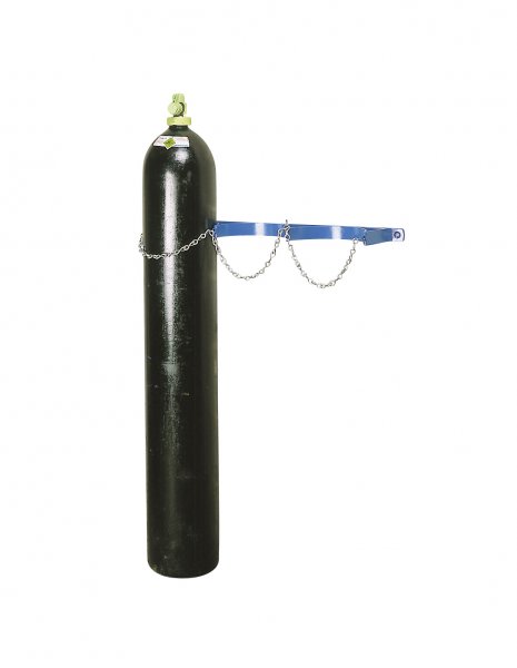 Heavy Duty Cylinder Wall Rack | For 3 x 140-270mm Diameter Cylinder | Blue Epoxy