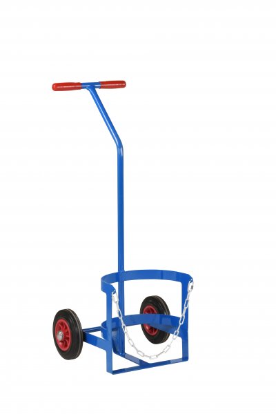 Single Cylinder Trolley | Retaining Chain | For 230mm Diameter Cylinders | Loadtek