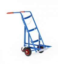 3-Wheeled Tall Cylinder Support Truck | Retaining Chain | For 230mm Diameter Cylinders | Loadtek AR Series