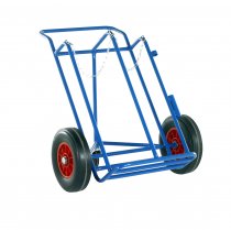 3-Wheeled Welders Trolley | For 230 & 265mm Cylinders | Solid Tyres | Loadtek