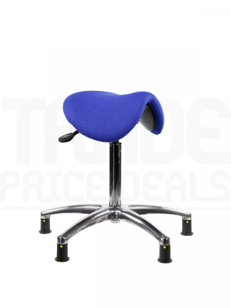 ESD Saddle Seat Stool | Glides | Corinth Blue | E-Tech