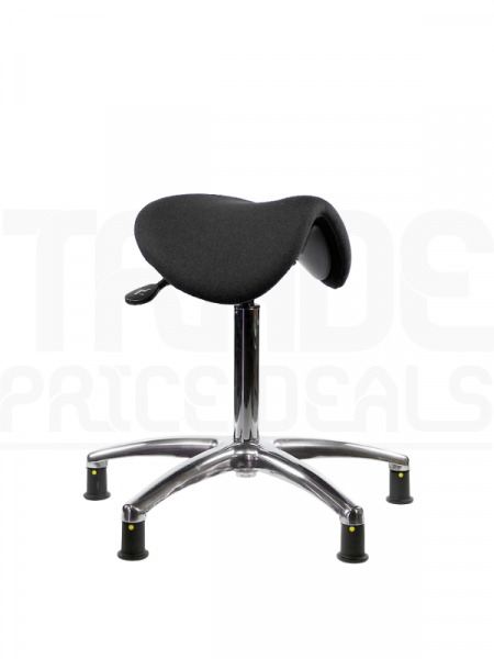 ESD Saddle Seat Stool | Glides | Anthracite Grey | E-Tech