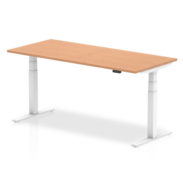 Sit-Stand Desk | 1800 x 800mm | Oak Legs | Oak Top | Air