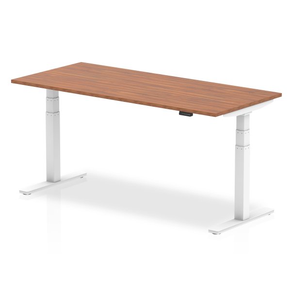 Sit-Stand Desk | 1800 x 800mm | Walnut Legs | Walnut Top | Air